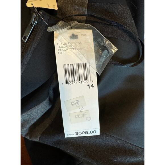 NWT DKNY Line Patchwork wool blend skirt size 14 - Picture 9 of 12